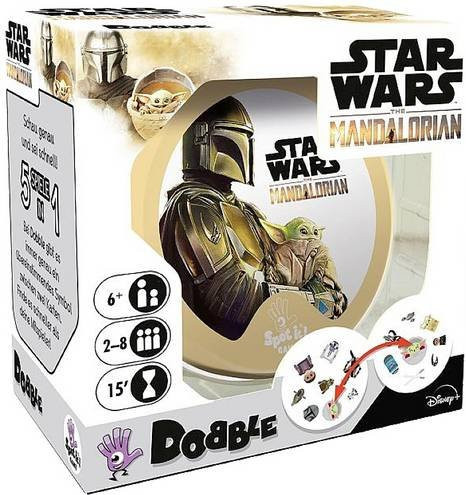 Asmodee Star Wars Dobble The Mandalorian, Geschicklichkeitsspiel, ab 6 Jahren - Bild 1