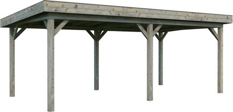 PALMAKO Pavillon Lenna in Grau, B/H/T: 588 x 245 x 300 cm - Bild 1