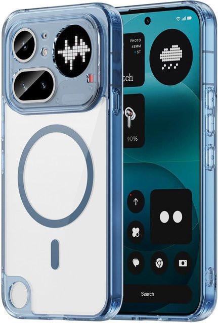 Stoßfeste transparente Handyhülle mit magnetischem kabellosem Laden für Nothing Phone 4a Pro 5G - Bild 1