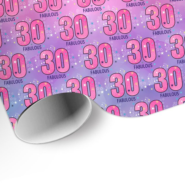 Individuelles Geschenkpapier WEIGAO in Lila mit Farbverlauf für Geburtstage und Jubiläen - Bild 1