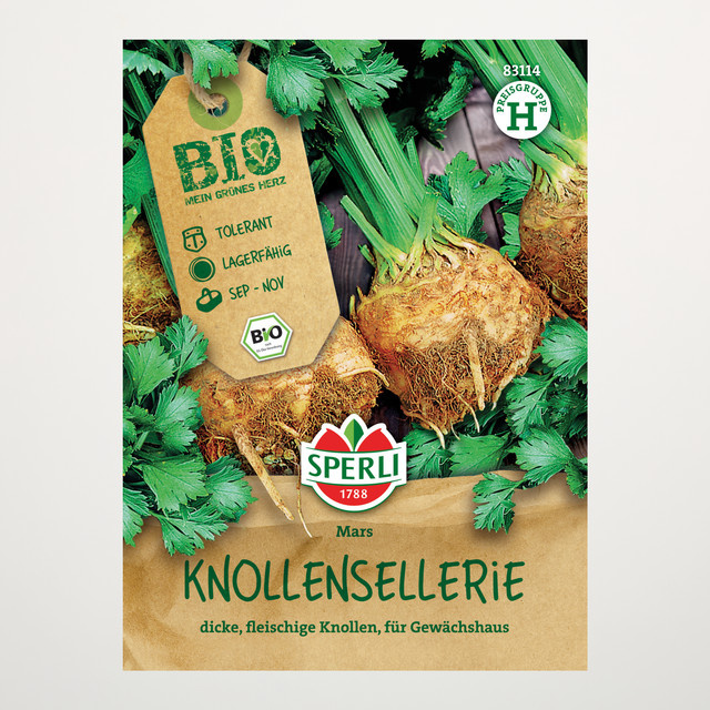 Sperli Knollensellerie Mars Bio Gemüsesamen - Bild 1