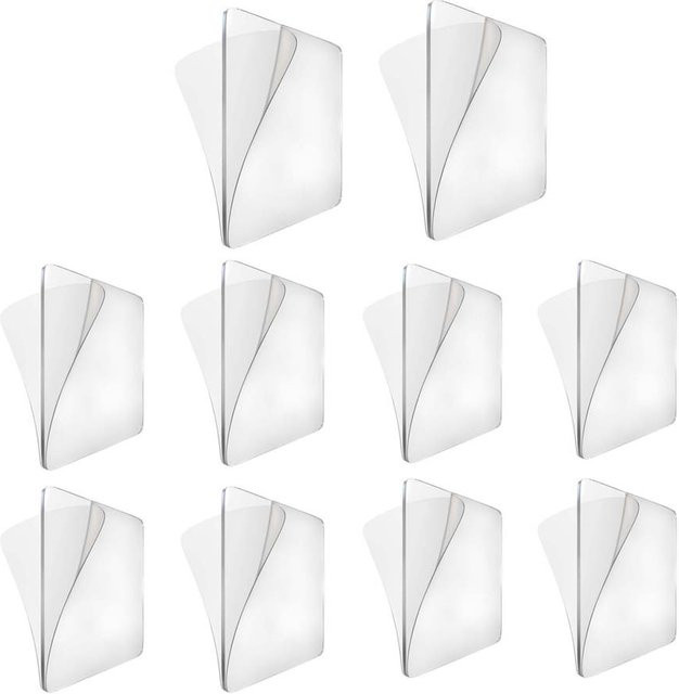 LESDAFFY Home Life Transparentes Nano-Klebeband, doppelseitiges PVC-Klebeband, wasserdicht und hitzebeständig, 10 Stück - Bild 1