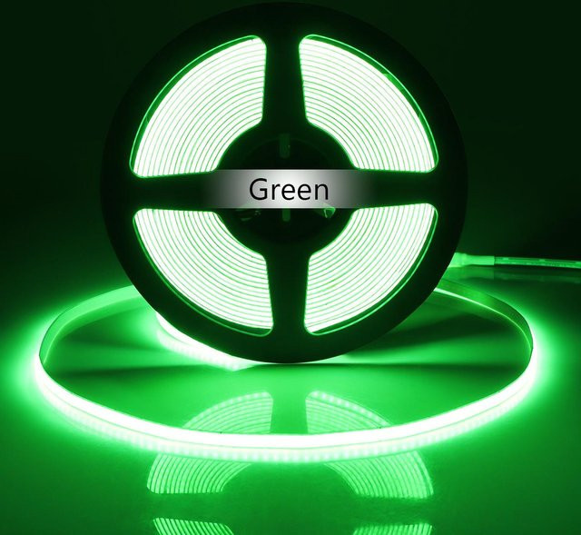 MALITAI COB-LED-Streifenlicht 12 V, flexibles Neonband mit RA90 für die Raumdekoration, Breite: 0,5 cm, Länge: 4 m - Bild 1