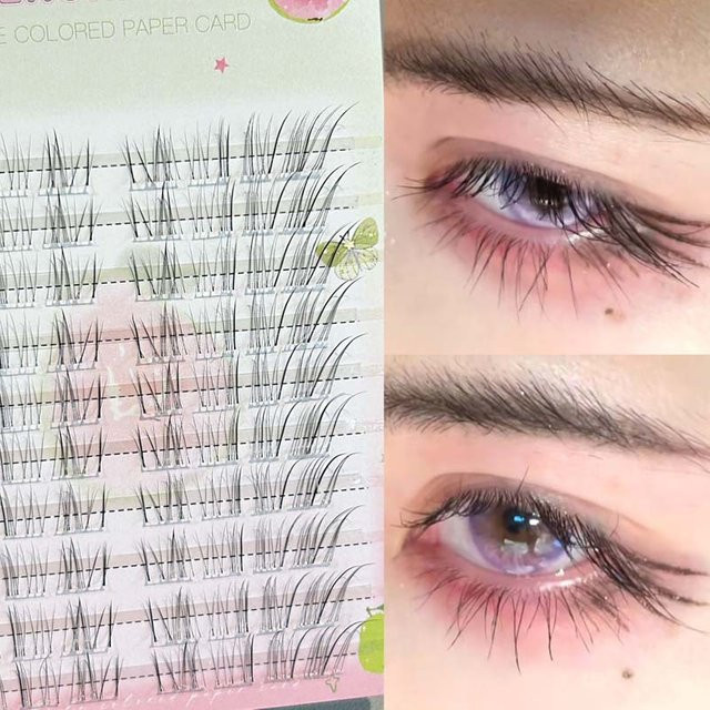 Herorange Klebefreie Cluster-Wimpern, Multi-Pack, Wiederverwendbar - Bild 1