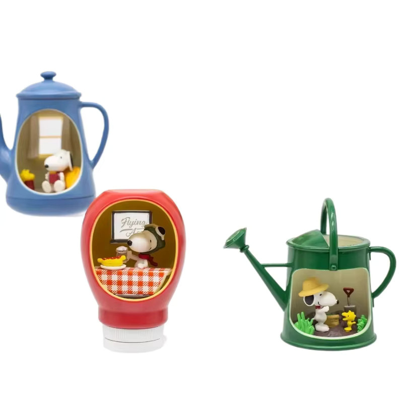 Bandai Anime-Figur Hund Miniatur-Lebensszene in Flasche, 6-teiliges Set - Bild 3