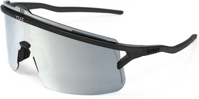YEAZ Sport-Sonnenbrille, rimless, wrap, black, silver, women, tr90 - Bild 1