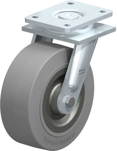 Blickle Lenkrolle LO-SE 202K-SG in Anthrazit und Grau mit 200 mm Rad-Durchmesser und 850 kg Tragfähigkeit - Bild 1