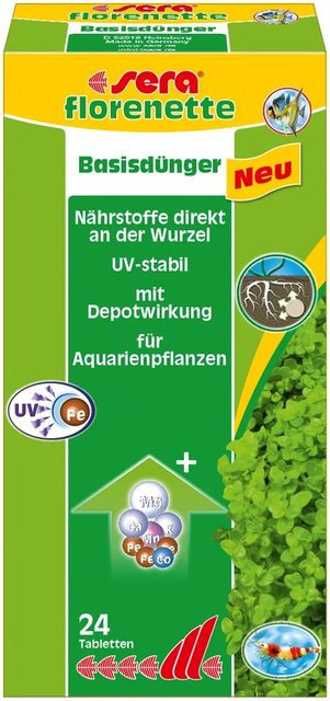 Sera Florenette Basisdünger für Wasserpflanzen mit 24 Slow-Release Tabs - Bild 1
