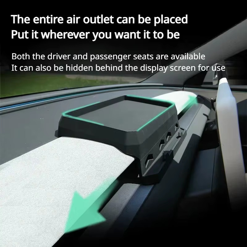 YouGallop Silikon Aufbewahrungsbox für Tesla Model Y Juniper und Model 3 Highland, Armaturenbrett-Taschentuchhalter und Telefonhalterung, Schwarz - Bild 3