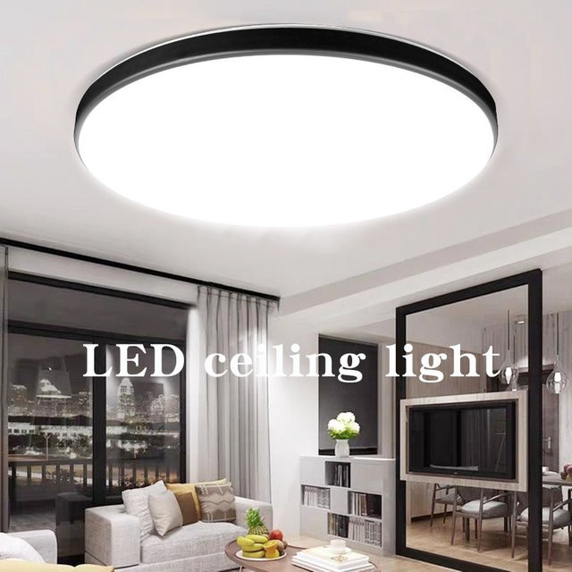 Moderne LED Deckenleuchte CANMEIJIA in Weiß für Schlafzimmer, Küche und Flur - Bild 1