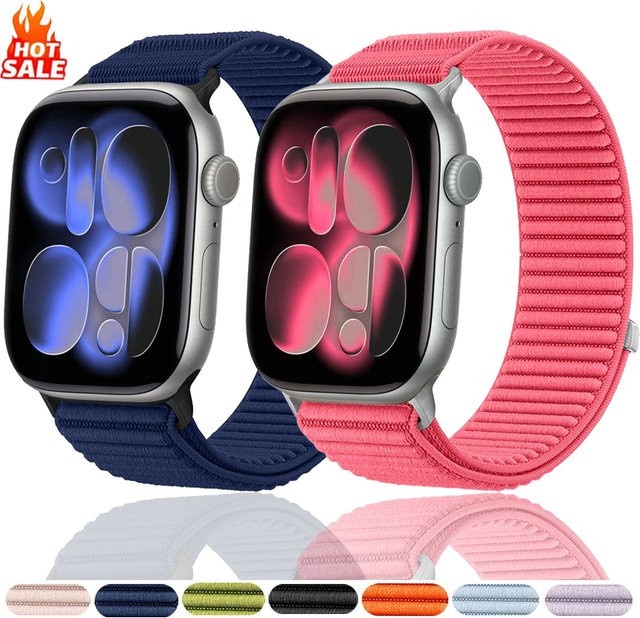 Uhrenarmband Nylon, Bunt, Edelstahl, Unisex - Bild 1