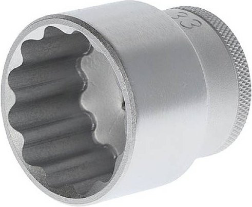 Gedore Steckschlüsseleinsatz 12-kant 33 mm, 1/2 Zoll, Silber - Bild 1