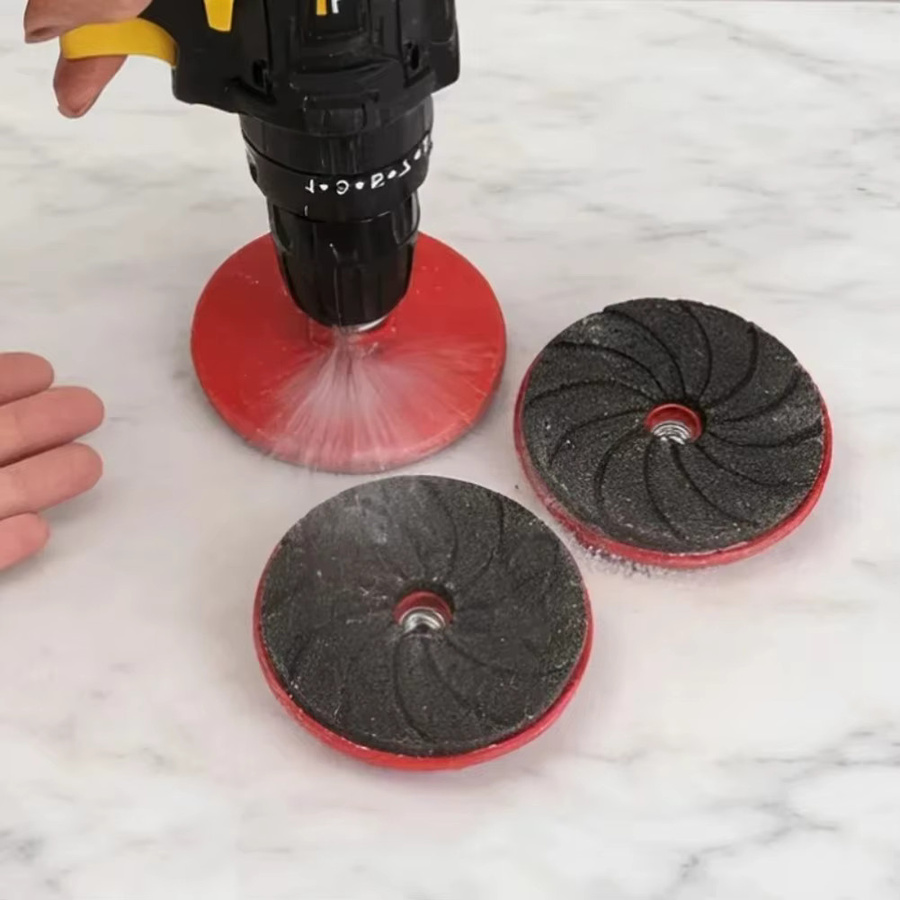Vibratite Schleifscheibe für Winkelschleifer Typ 100, Stein- und Keramik-Schleifscheibe mit Körnungen 50, 100 und 200, Durchmesser: 100 mm, Bohrung: 8 mm - Bild 2