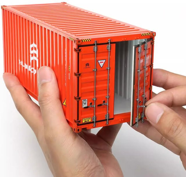 Orlando Hunt Modell-LKW-Anhänger Schiffscontainer, Bausatz, 1:32 - Bild 1