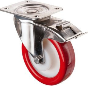 BS Rollen Edelstahl Transportrolle in Multicolour, H: 120 cm, B: 28 cm, T: 160 cm - Bild 1