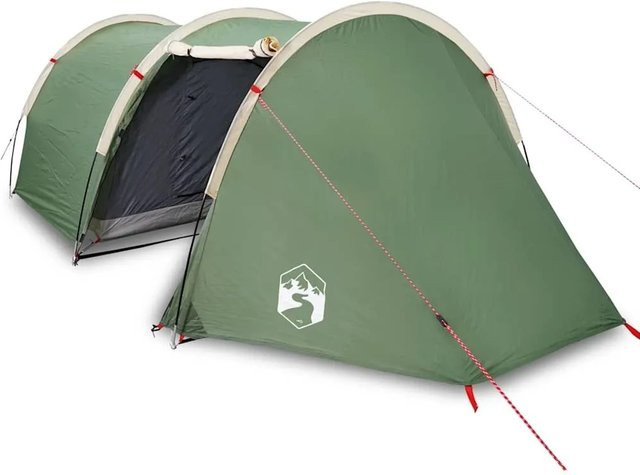 Furnicato Campingzelt Tunnel Grün B/T/H: 405 x 170 x 106 cm - Bild 1