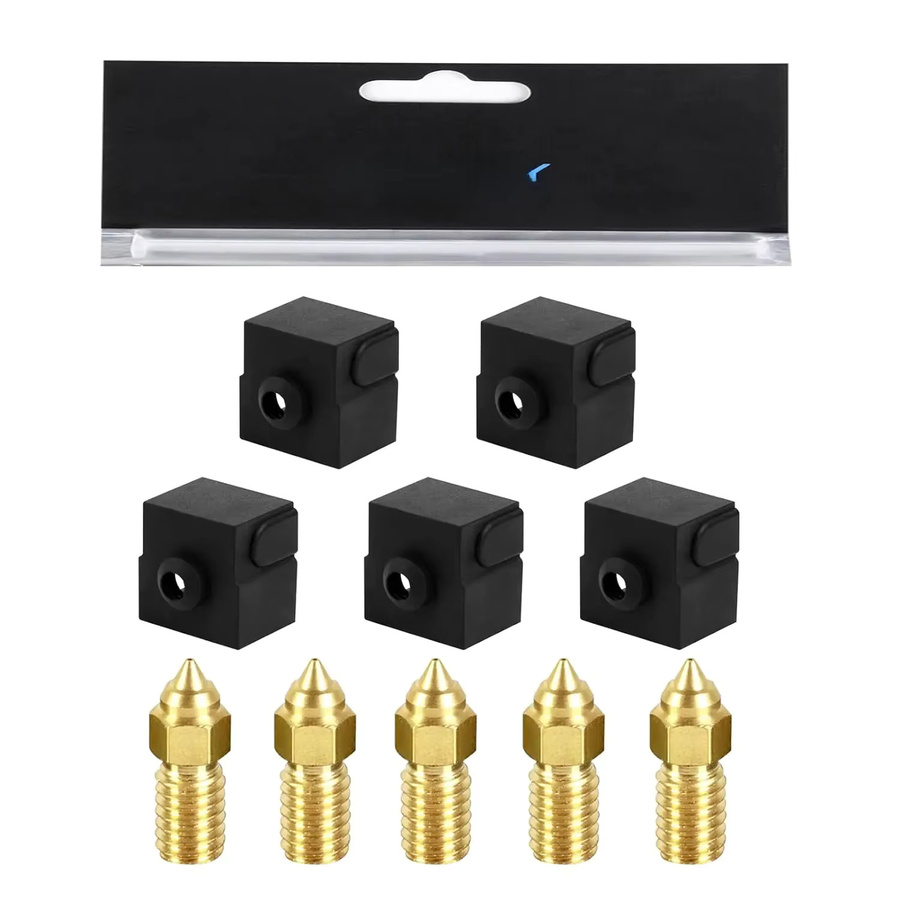 Creality Ender 3 V3 SE Ersatzteil-Set mit 5 Messingdüsen M6 und 5 Silikonsocken für Hochgeschwindigkeits-Drucker wie Ender 5 S1 und Ender 7 - Bild 7