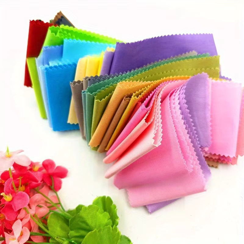 40 Stück gesteppte Stoffstreifen in Mehrfarben für DIY-Puppenkleidung und Bastelmaterialien, B: 6,4 cm, L: 50 cm - Bild 2