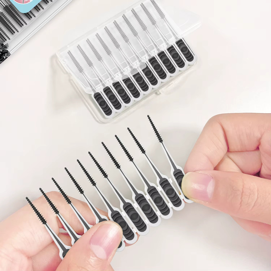 Emma Interdentalbürsten, Weiche Silikon Zwischenraumbürsten, Unisex - Bild 4