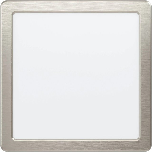 Eglo LED-Einbauspot Fueva 5 Nickelfarben Matt, Warmweiß 3.000K, quadratisch - Bild 1
