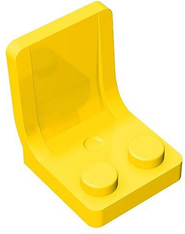 Werkzeugsitz Stuhl, gelb, 2 x 2 Steine - Bild 1