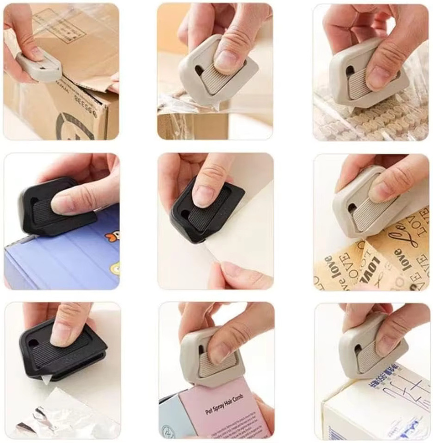 Magnetisches Keramik-Unboxing-Messer mit automatischer Rückzugfunktion und Kunststoffgehäuse - Bild 4