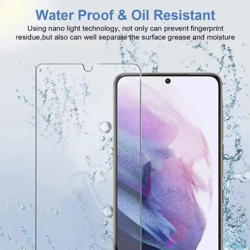 3er Pack Displayschutzfolie aus gehärtetem Glas für Samsung Galaxy A13, A23, A33 und A53 5G, transparent - Bild 4