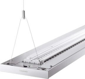 Trilux Seilaufhängung 2-Punkt Y-Form in Silber, Länge: 1000 mm - Bild 1