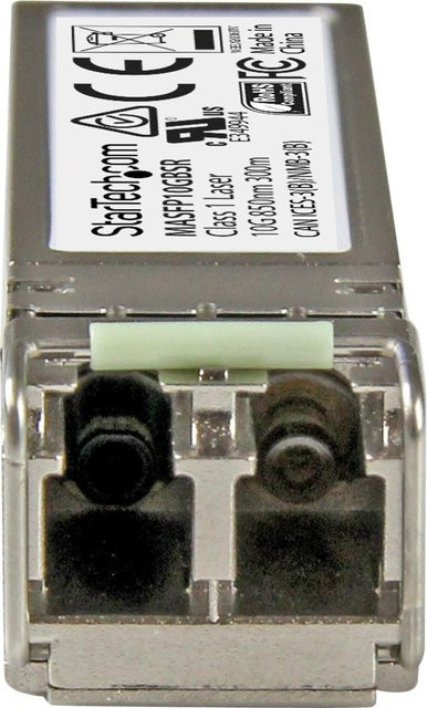 StarTech.com SFP+ Transceiver Modul kompatibel mit Cisco Meraki MA-SFP-10GB-SR, 10 Gigabit Fiber 10GBase-SR, LC Multi-Mode, Farbe: Silber - Bild 1