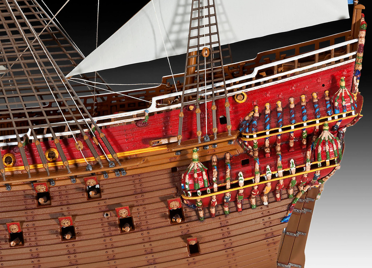 Revell Swedish Regal Ship Vasa, Bausatz, 1:150, Kunststoff - Bild 4