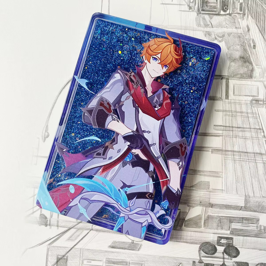 COSJK Genshin Impact Tartaglia Mahjong, Acryl Stand Modell, Kunststoff - Bild 2