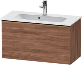 Duravit Waschtischunterschrank D-Neo Compact, Nussbaum Natur, wandhängend, B/T/H: 81 x 37,2 x 44 cm - Bild 1