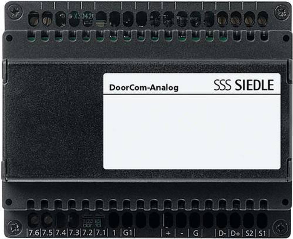 Siedle DoorCom-Analog DCA 612-0 Türsprechstelle in Schwarz - Bild 2
