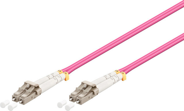 Microconnect Glasfaserkabel FIB440430P LC/UPC OM4 Violett, Länge: 30 m - Bild 1