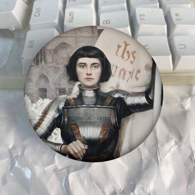Joan Of Arc Anstecknadel, Unisex - Bild 1