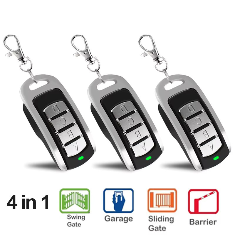 Scimagic-RC Set mit 3 Universal Garagentor Fernbedienung Duplikator Multi-Frequenz Code Grabber Klon Toröffner in Silber und Schwarz (280 MHz-868 MHz, 433,92 MHz) - Bild 2