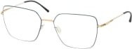 ic! berlin Mea Korrektionsbrille, Vollrand, Quadratisch, Metall, Damen, Rose Gold-Taubenblau - Bild 1