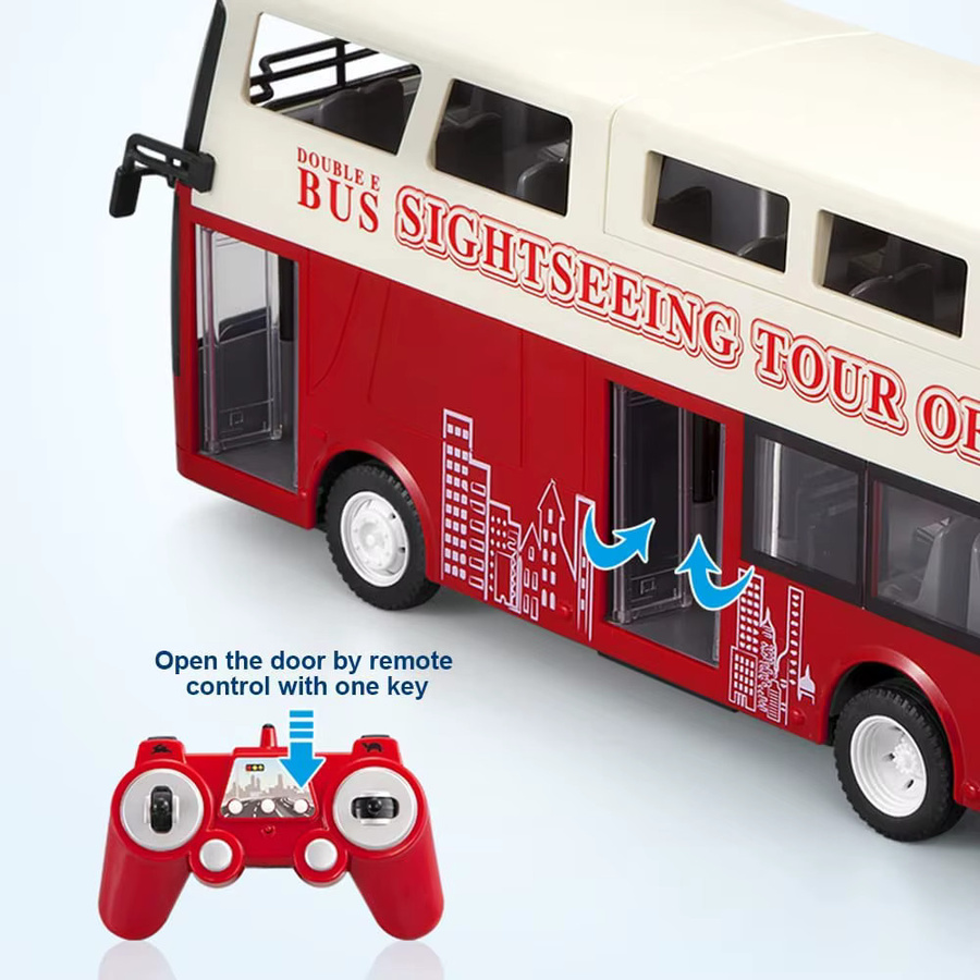 Double E E640 RC Bus Doppeldecker Sightseeing, RC Auto, 1:18, mit Sound und Licht - Bild 3