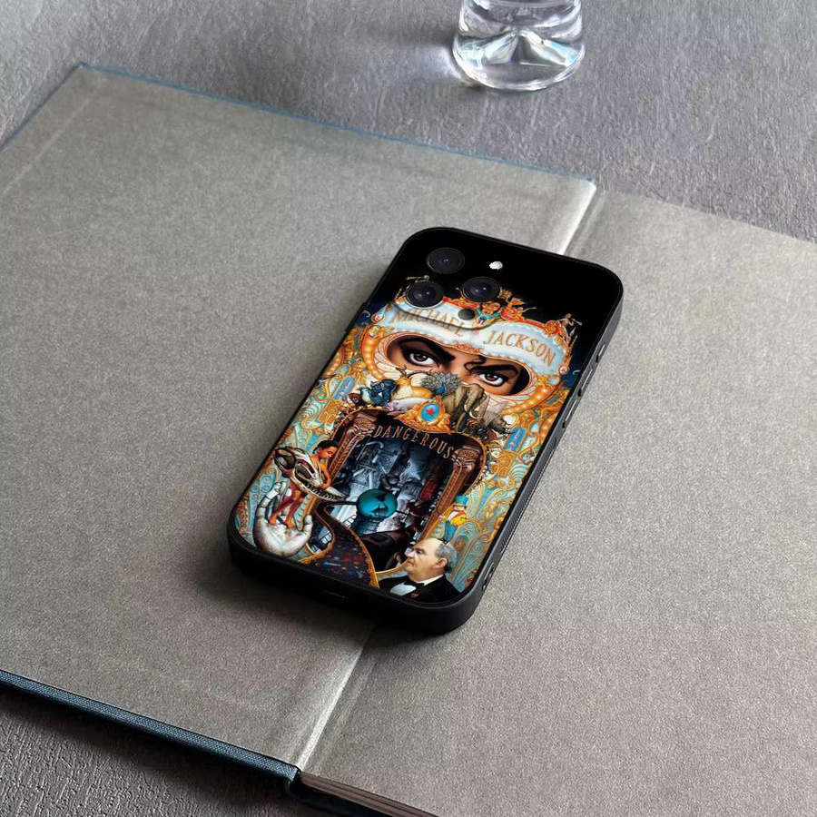 Handyhülle Michael Jackson Design für iPhone 17 16 15 14 13 12 11 Pro Max Plus Mini aus weichem TPU in Multicolor - Bild 5