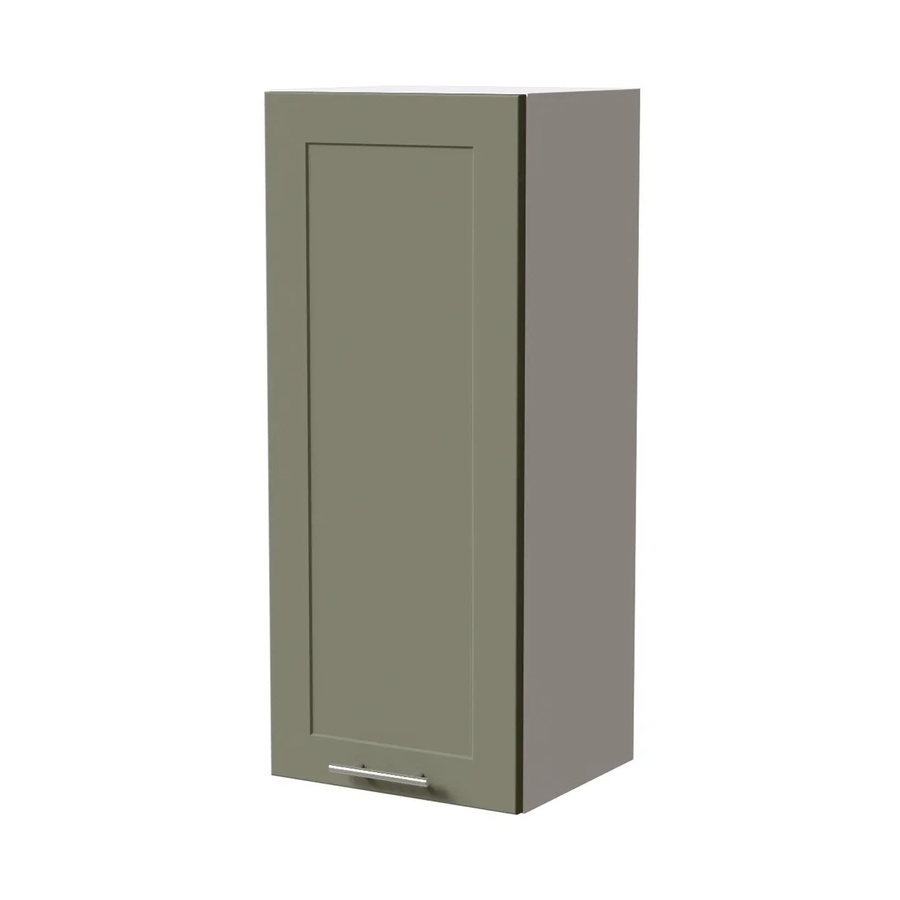 Feldmann-Wohnen Hängeschrank Oslo W4/40 in Weiß und Reed Green Matt, B/T/H: 40 x 32,5 x 96 cm - Bild 2