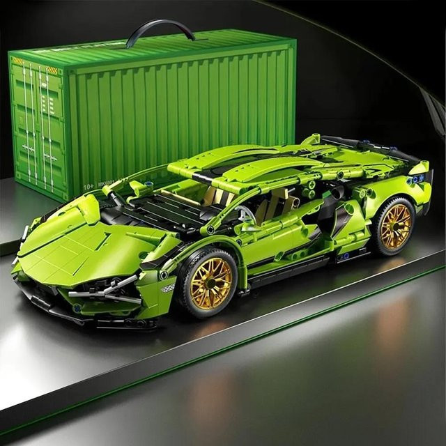 Bai Fen Bai Technische Racing Sport Auto Modell Bausteine, ab 3 Jahren - Bild 1