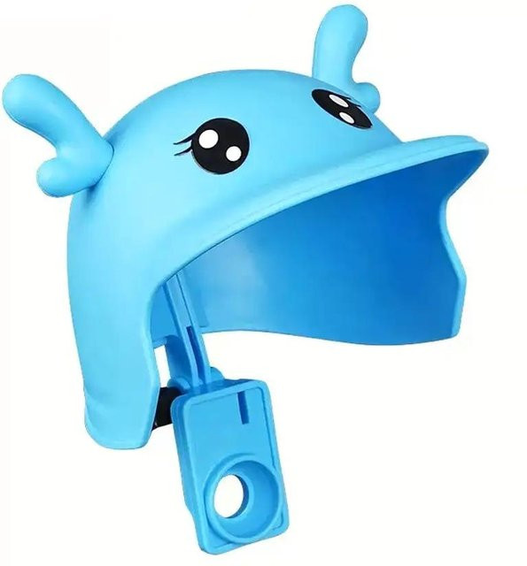 Kleine Helme Motorrad Handyhalterung für Elektrofahrrad und Navigation, wasserdicht mit Sonnenschutz, Blau - Bild 1