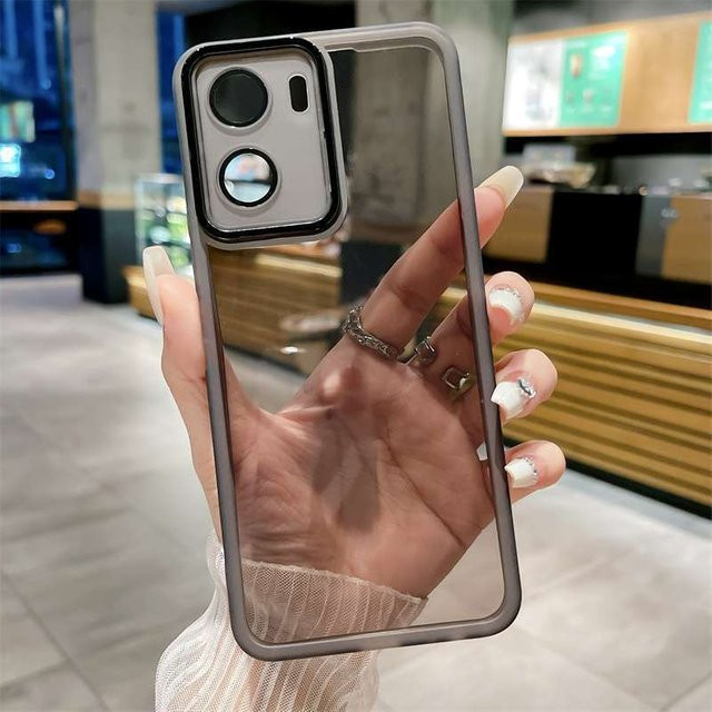 Stoßfeste Silikon Schutzhülle für OPPO A6X 4G und 5G in Transparent - Bild 1