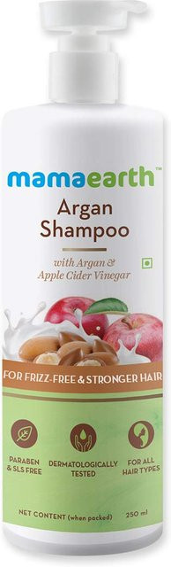 Mamaearth Argan Shampoo mit Apfelessig, 250 ml, Unisex - Bild 1