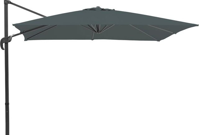 Schneider Rhodos Junior Ampelschirm in Anthrazit, quadratisch, B/T/H: 270 x 270 x 240 cm - Bild 1
