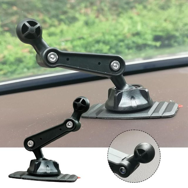 Universal 17mm Kugelkopf Auto Dashboard Halterung mit 360 Grad Rotation in Schwarz - Bild 1