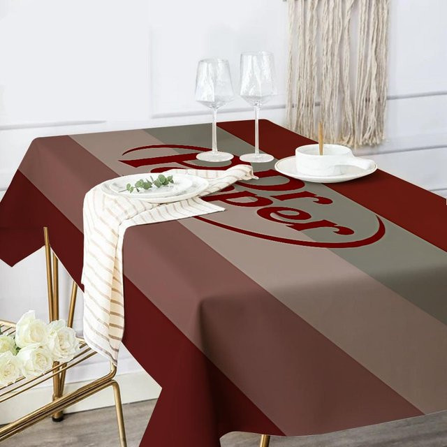 JINGYUE Pet Tischdecke aus Polyester mit Grafikdesign, fleckabweisend und waschbar, B x T: 150 x 200 cm, Mehrfarbig - Bild 1