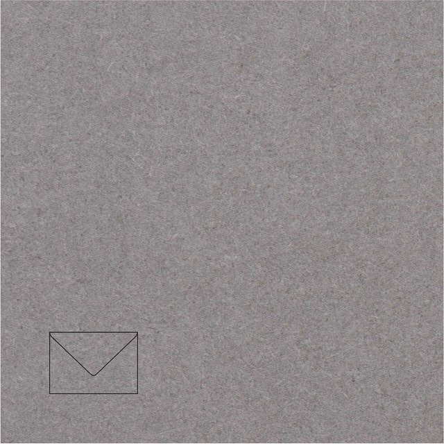 Rico Design Paper Poetry Kuvert Essentials C6 Grau, 5 Stück - Bild 1