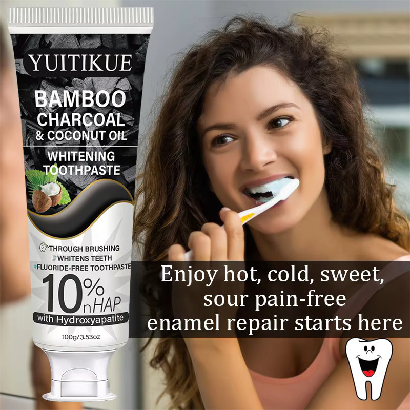 YUITIKUE Bambuskohle Zahnpasta, 100g, Unisex - Bild 5