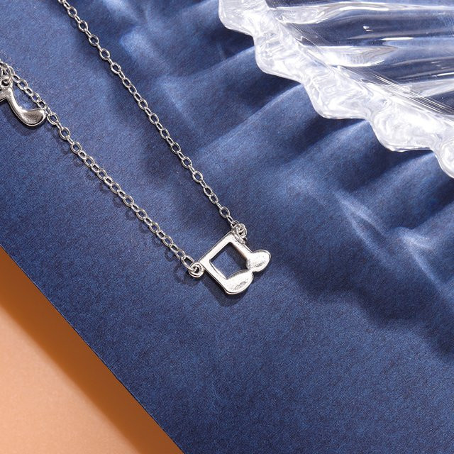 GaGa-Duck Anhänger 925 Silber, Musiksymbol, Damen - Bild 1